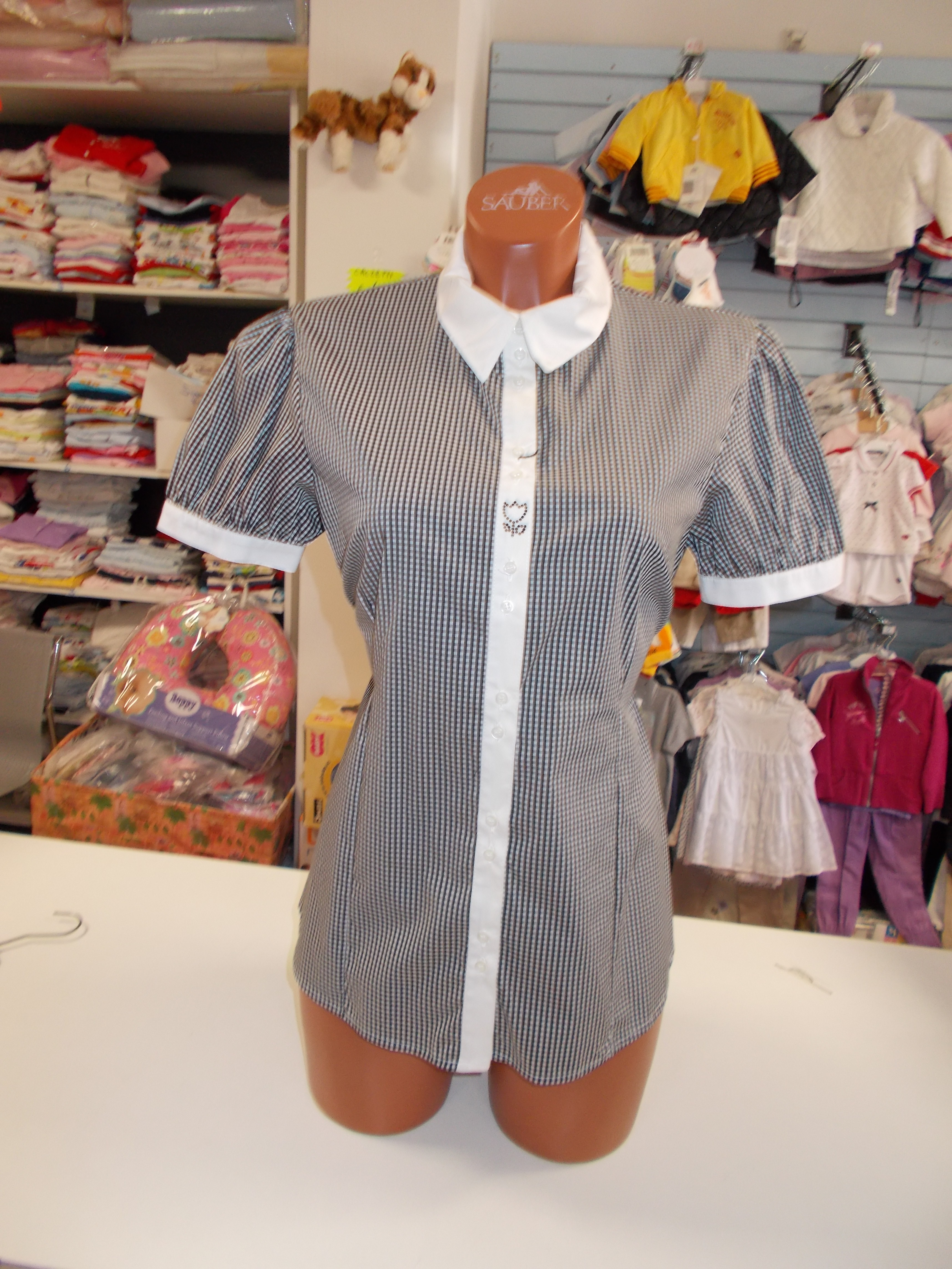 CAMICIA QUADRETTATA BIANCO-NERO La Sanitaria di Barco Mariangela