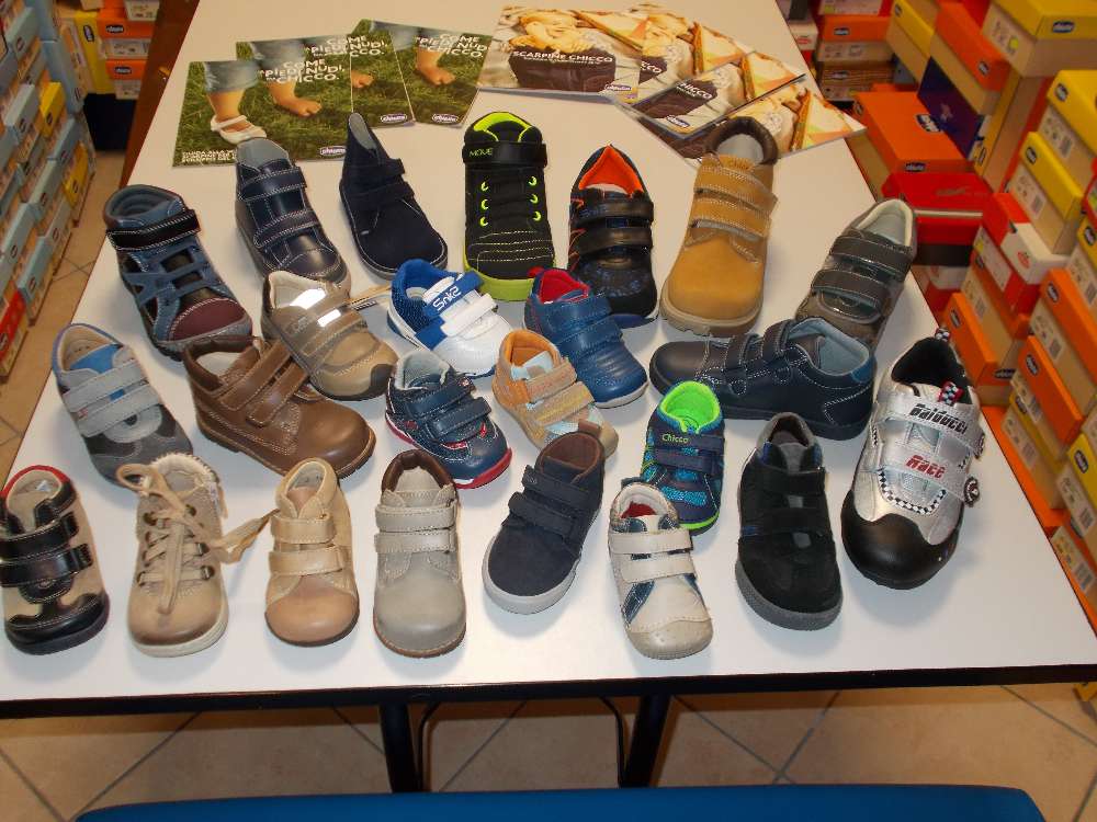 SCARPINE INVERNALI BIMBO CHICCO E BALDUCCI La Sanitaria di Barco Mariangela